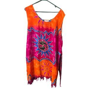 Miss Floriana Resort Wear size L dress - beach cover boho festival.